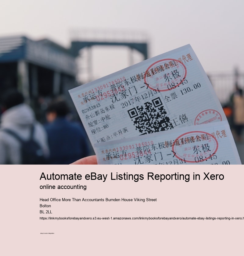 Automate eBay Listings Reporting in Xero