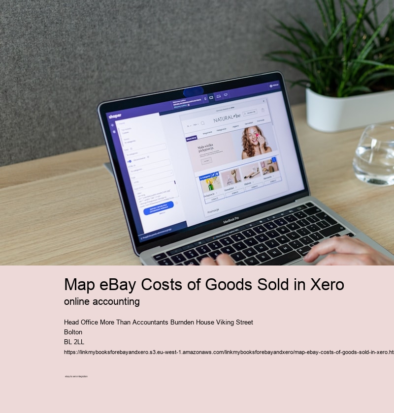 Map eBay Costs of Goods Sold in Xero